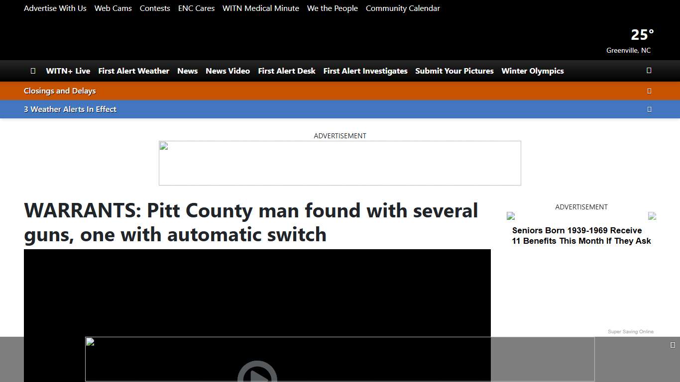 WARRANTS: Pitt County man found with several guns, one with automatic switch